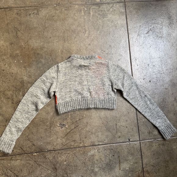 Jean Paul Gaultier Insane Vintage Cropped Wool Cutout Sweater RARE - Picture 6 of 10